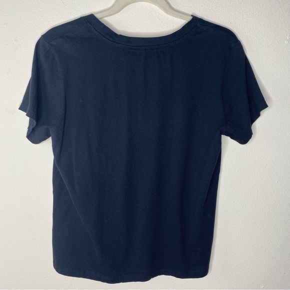 Love peace and lazy days oh snap skeleton crew neck pocket Tee womens size large - Picture 3 of 4